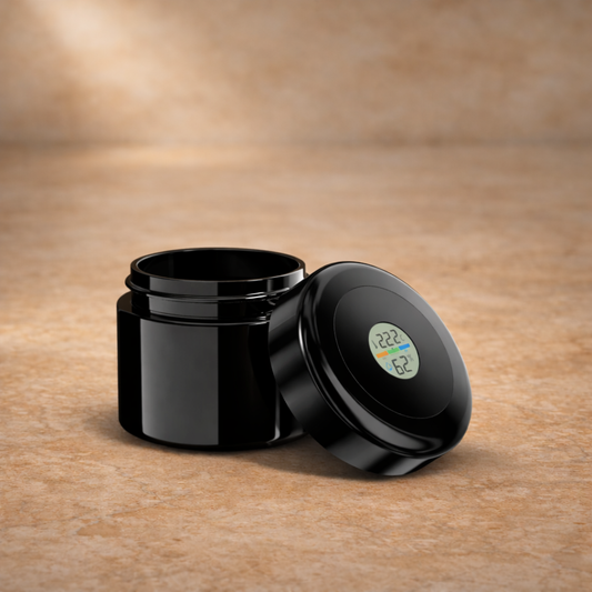 Apothekerglas Miron 120 ml mit Hygrometer